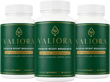 Valiora 3 Bottles package